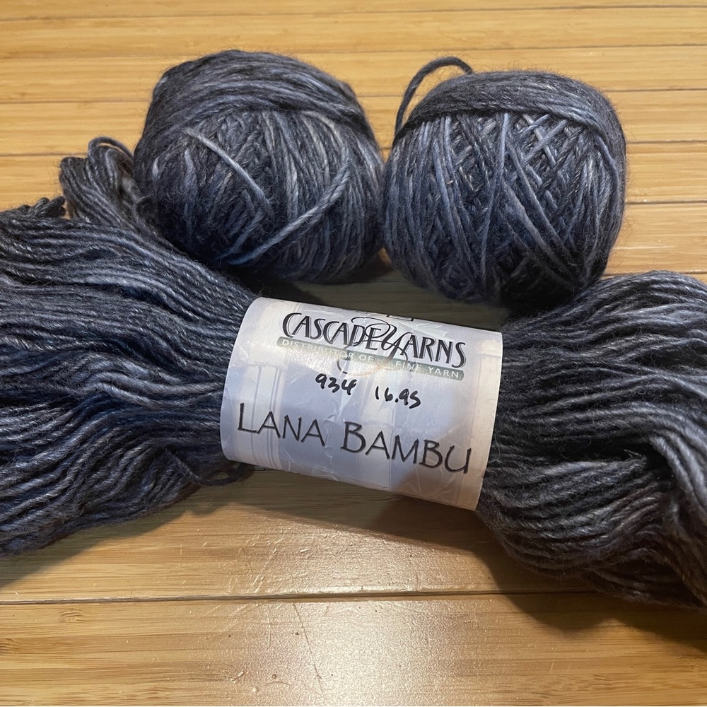 Cascade Yarns Lana Bambu Gray Yarn